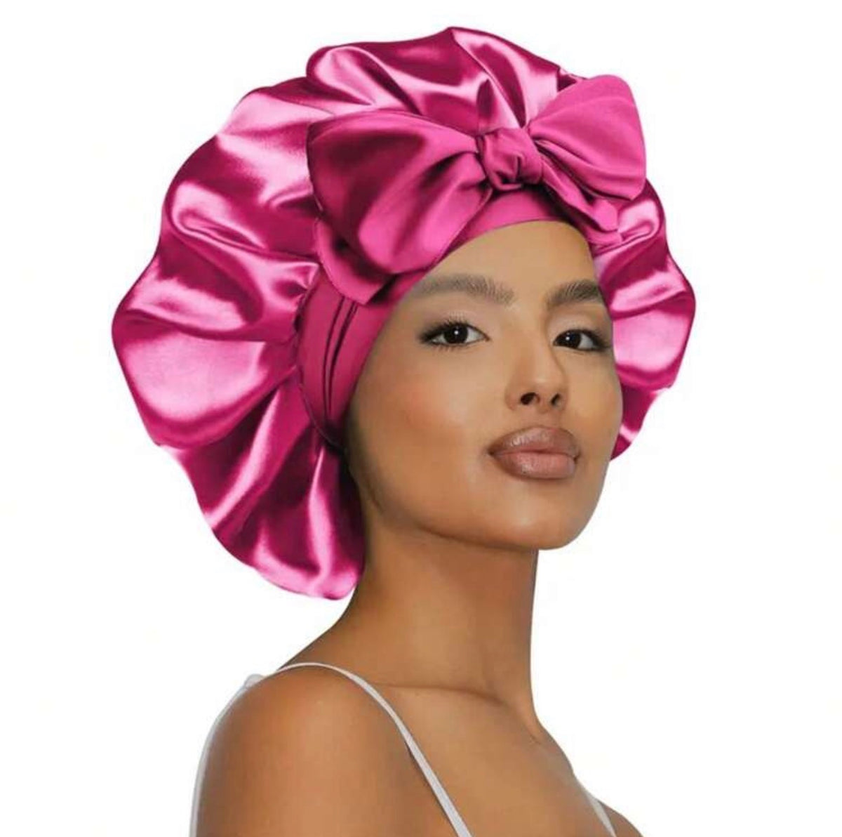 Silk Bonnets (With Strap)