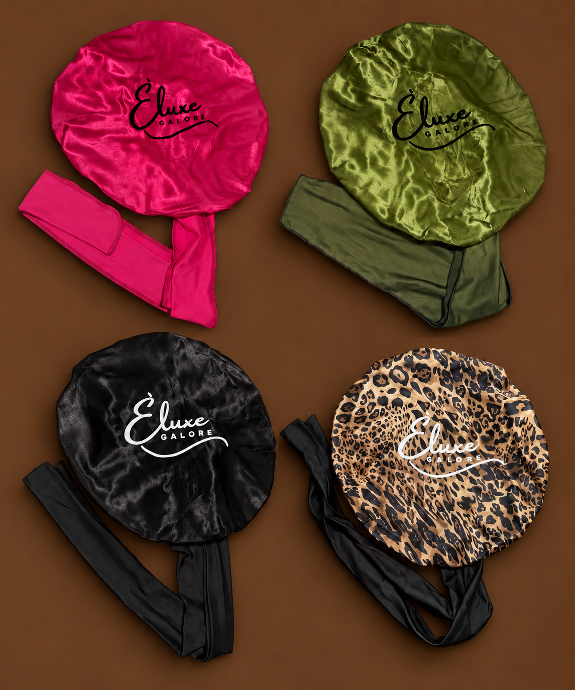 Silk Bonnets (With Strap)